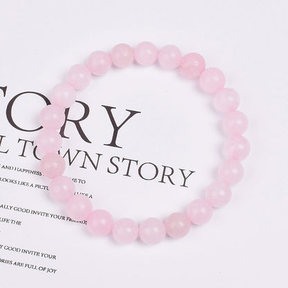 Rose quartz gemstone bracelet