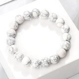 Howlite gemstone bracelet