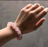 Rose quartz gemstone bracelet