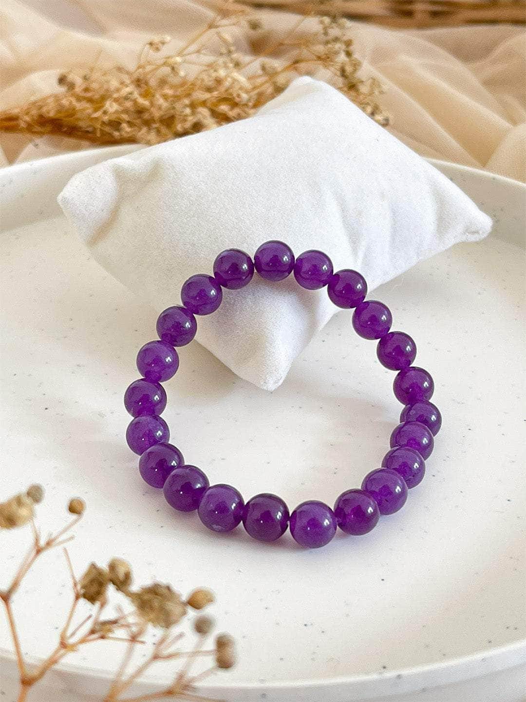 amethyst gemstone bracelet